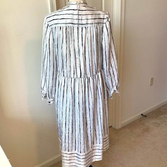 Vintage BROWNSTONE STUDIO Lightweight Striped Long Sleeve Dress—SZ. 4 - Picture 7 of 13